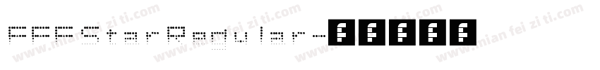 FFF Star Regular字体转换